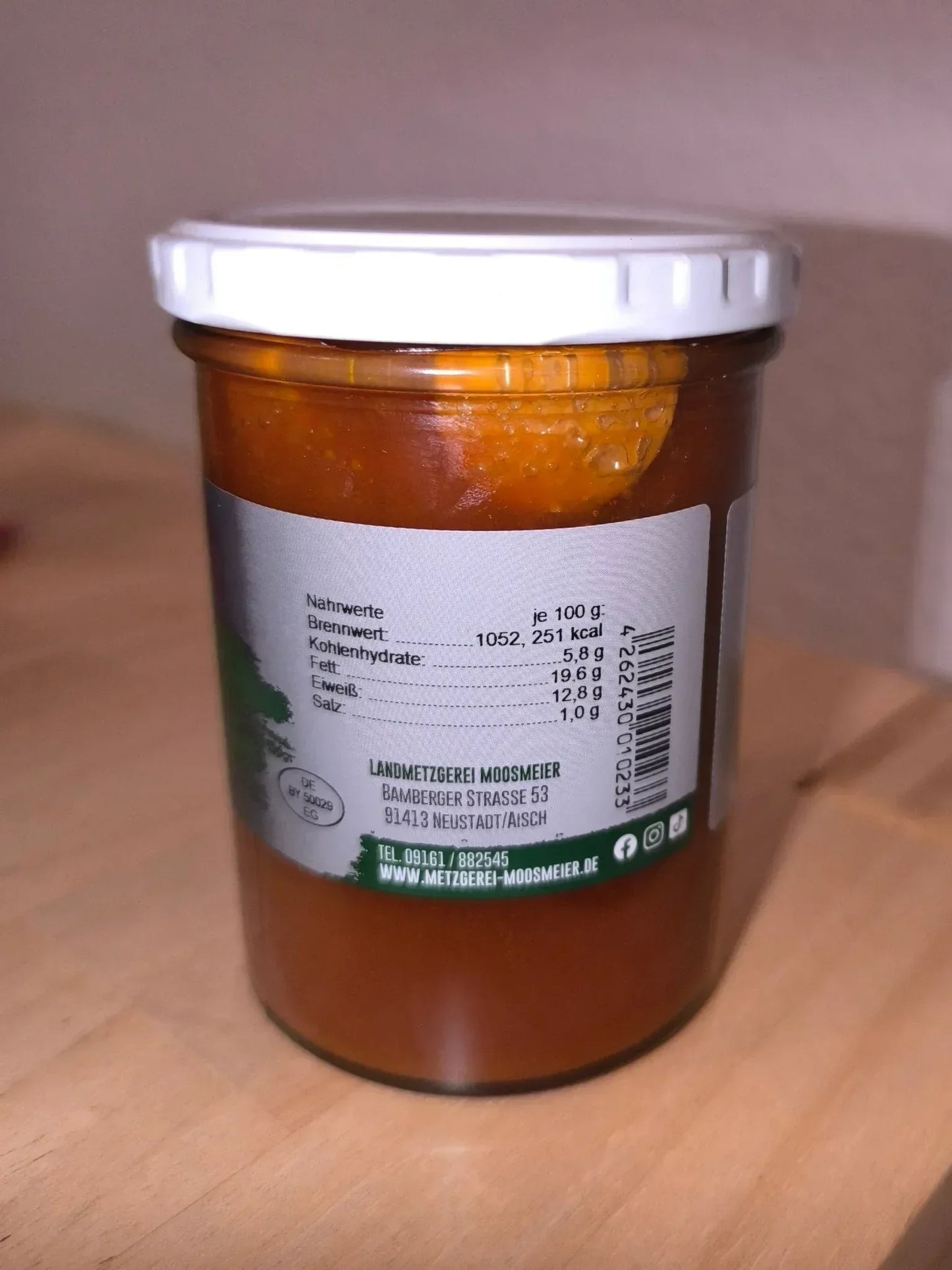 Currywurst im Glas 400g - Fertiggericht aus Franken - Bienenhof-Keil-Shop