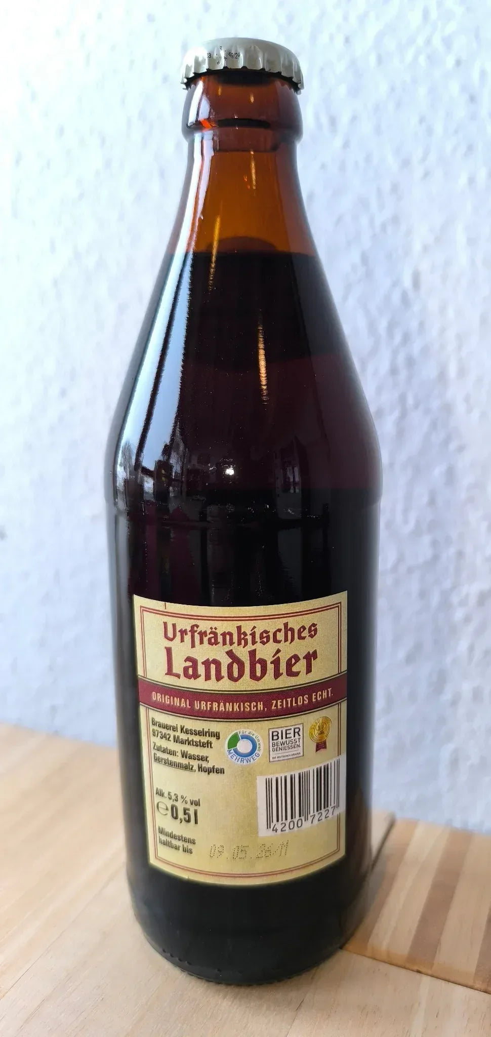 Urfränkisches Landbier 500ml – Regionales Craft Beer für echten Biergenuss - Bienenhof-Keil-Shop