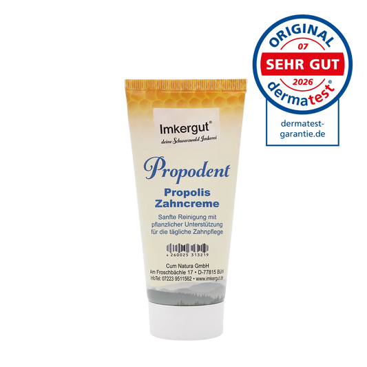 Propodent Zahncreme mit Dermatest-Siegel