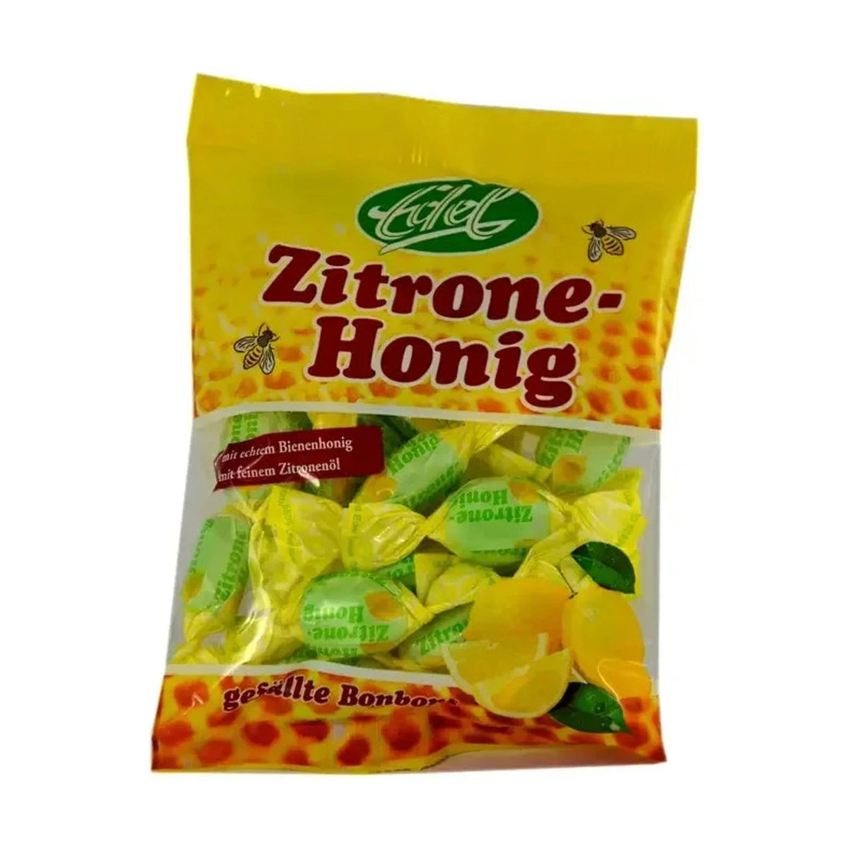 Tüte Edel Zitrone-Honig gefüllte Bonbons 90 g