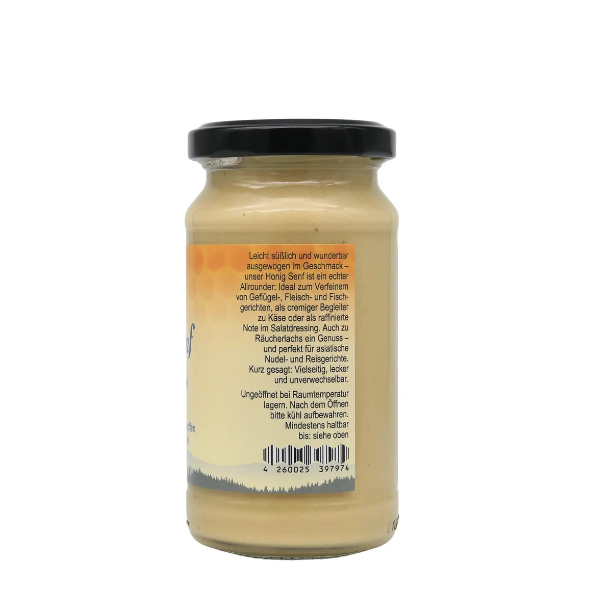 Honig Senf 200 g, seitlich