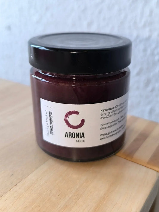 Aronia Gelee von Heimathungrig – Fruchtiger Brotaufstrich aus heimischen Aroniabeeren - Bienenhof-Keil-Shop