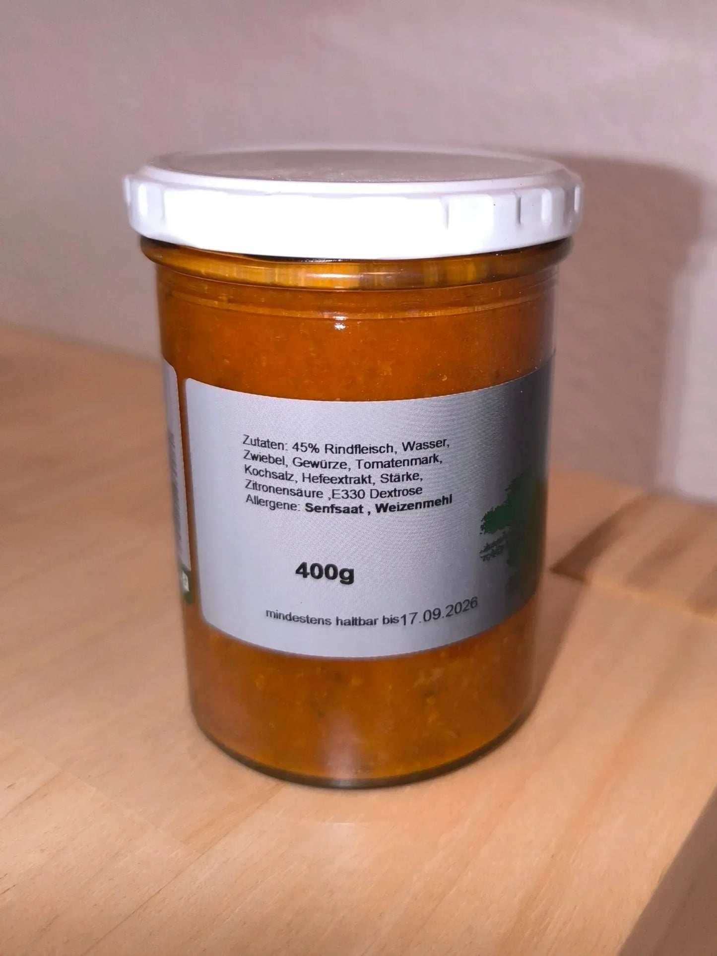Bolognese Sauce im Glas 400g - Fertiggericht aus Franken - Bienenhof-Keil-Shop