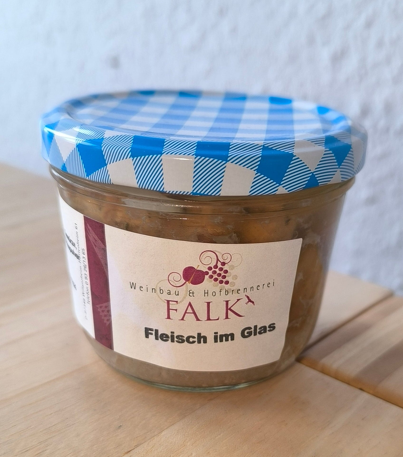 Fleisch im Glas Falk Hüttenheim 180g