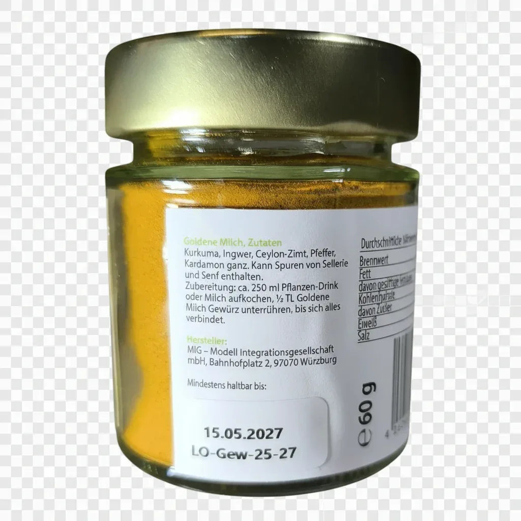 Goldene Milch - Ayurvedisches Gewürz nach traditionellem Rezept (60g) - Bienenhof-Keil-Shop