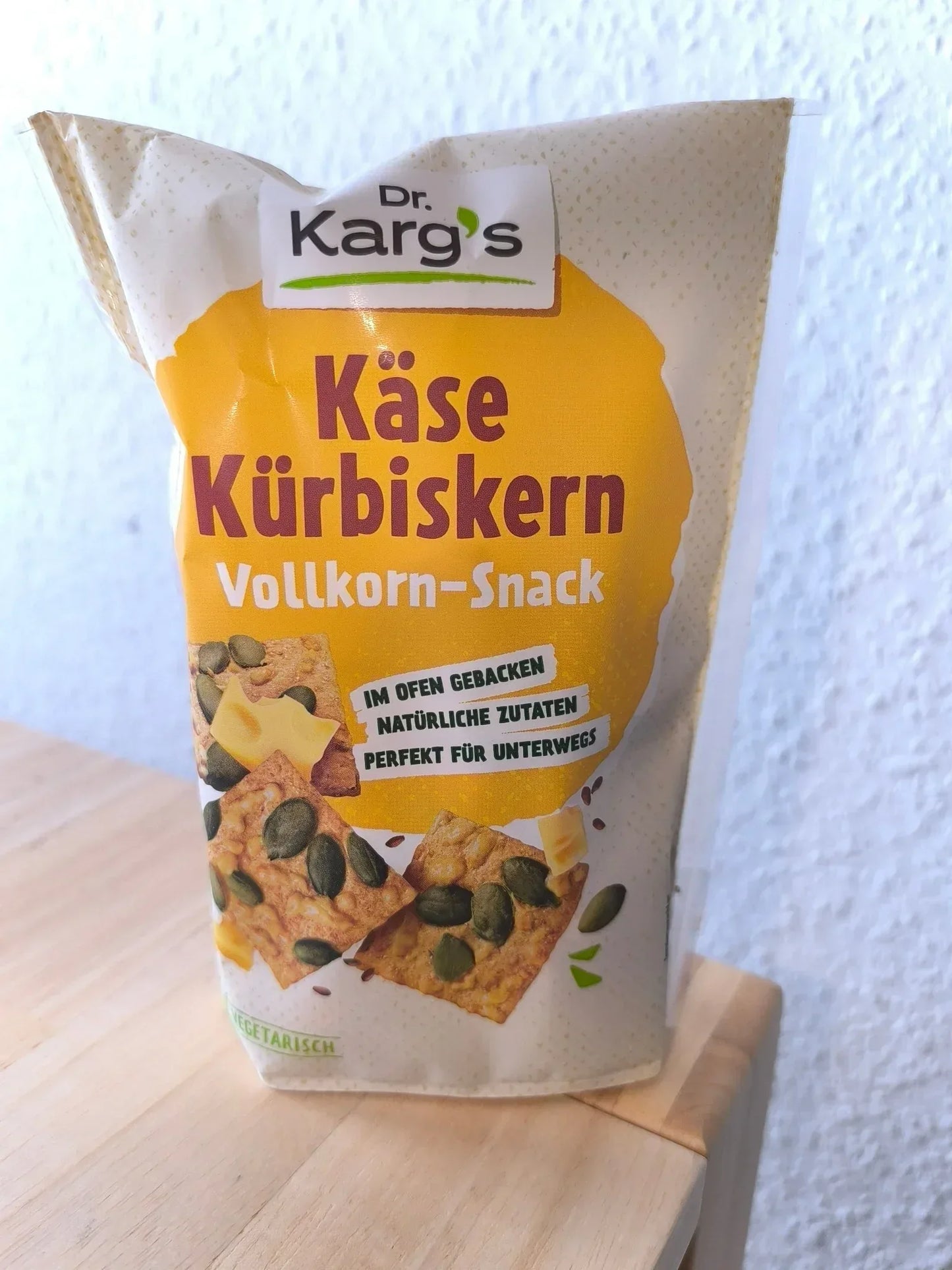 Käse Kürbiskern Vollkorn Snack von Dr. Krag´s - Bienenhof-Keil-Shop