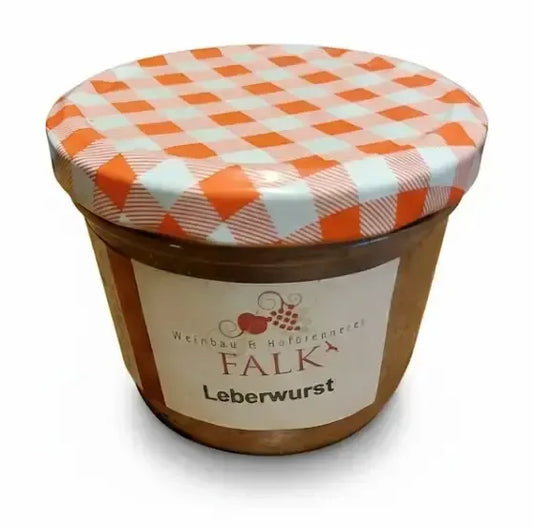 Leberwurst 180g - Hausgemachte Streichwurst von Hofbrennerei Falk - Bienenhof-Keil-Shop