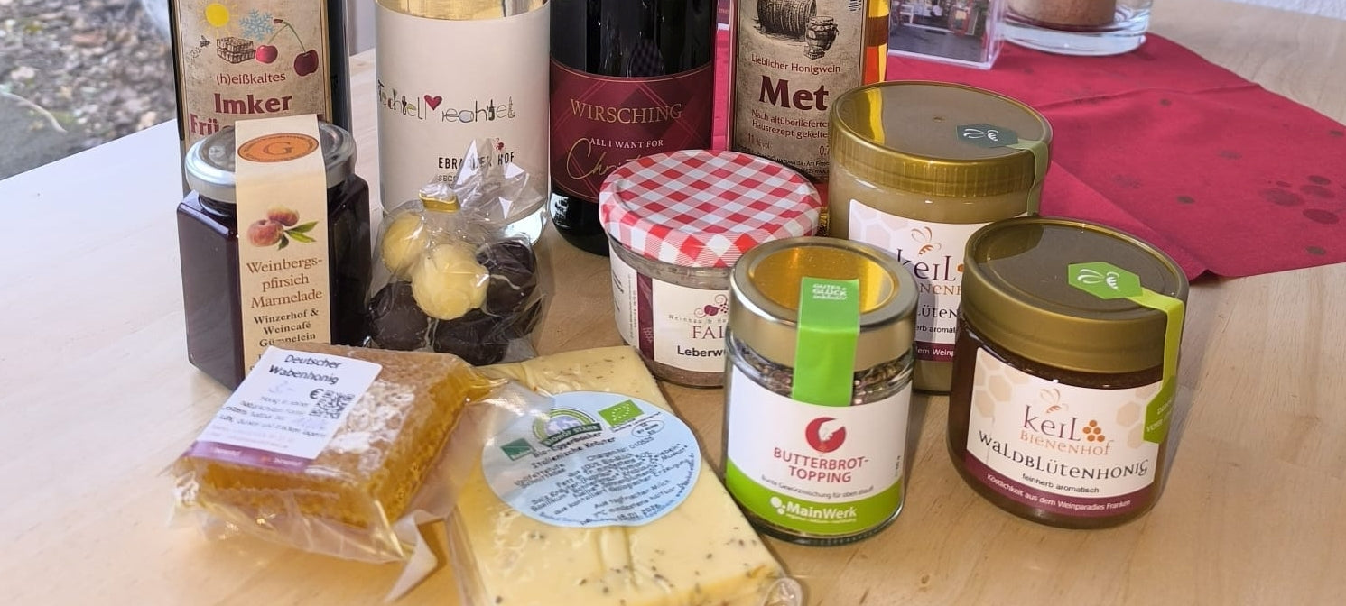 Eine kleine Auswahl von unseren regionalen Produkten!