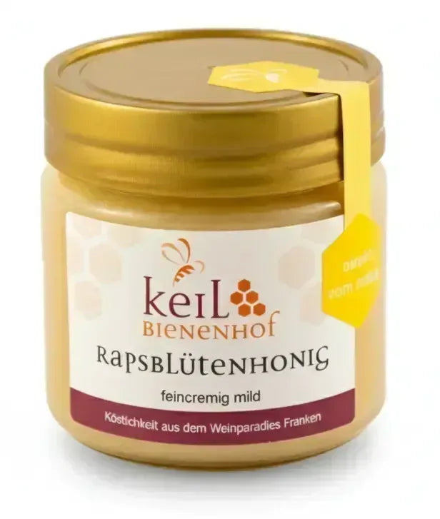 Rapsblütenhonig cremig - Bienenhof-Keil-Shop