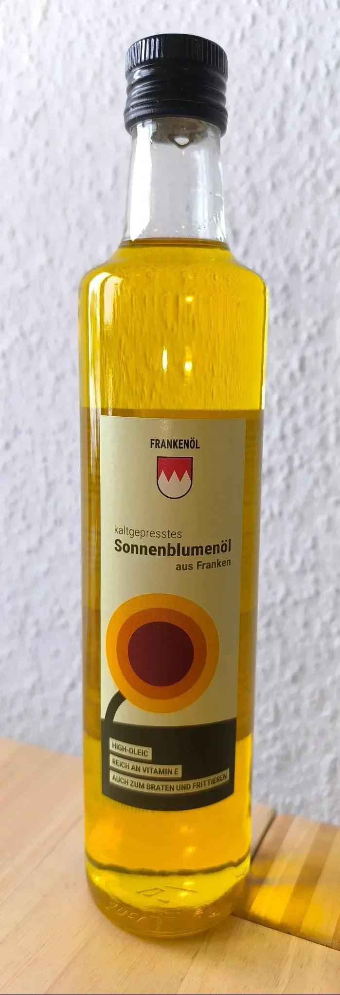 Sonnenblumenöl aus Franken kaltgepresst 500g – Naturbelassen & Aromatisch - Bienenhof-Keil-Shop