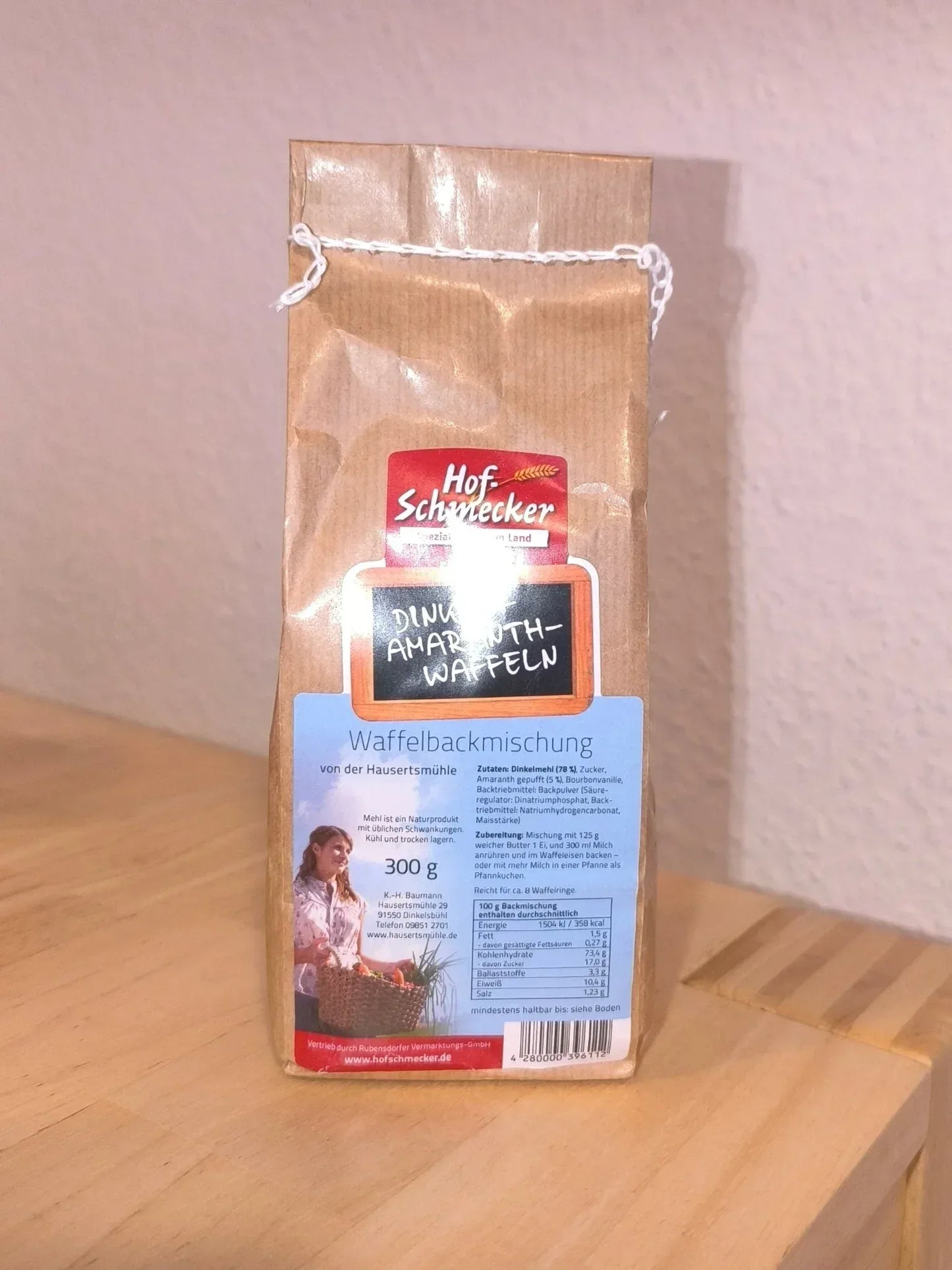 Dinkel-Amaranth-Waffeln Backmischung 300g - Bienenhof-Keil-Shop