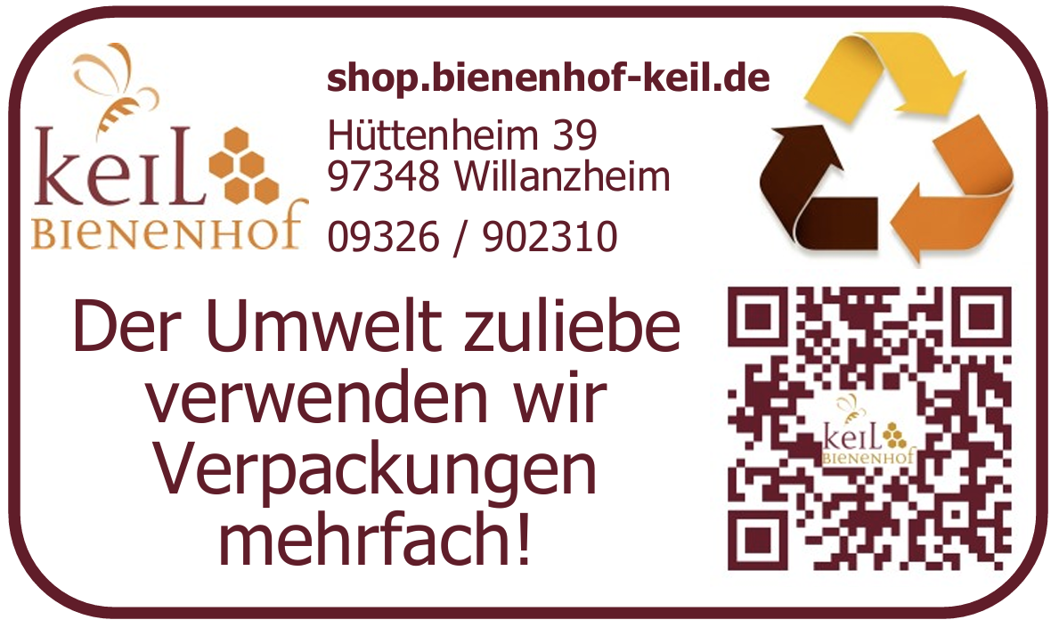 Der Umwelt zuliebe verwenden wir Verpackungen mehrfach!