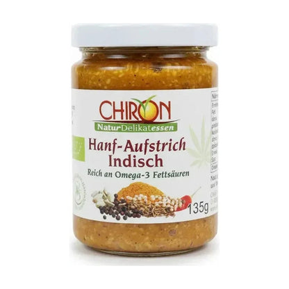 Glas CHIRON Bio Hanf-Aufstrich Indisch 135 g