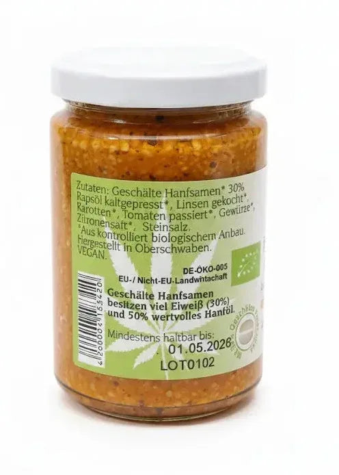 Chiron Hanf-Aufstrich Orientalisch - 135g - Bienenhof-Keil-Shop