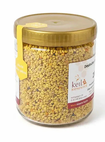 Glas Deutsche Blütenpollen 250 g, Seitenansicht