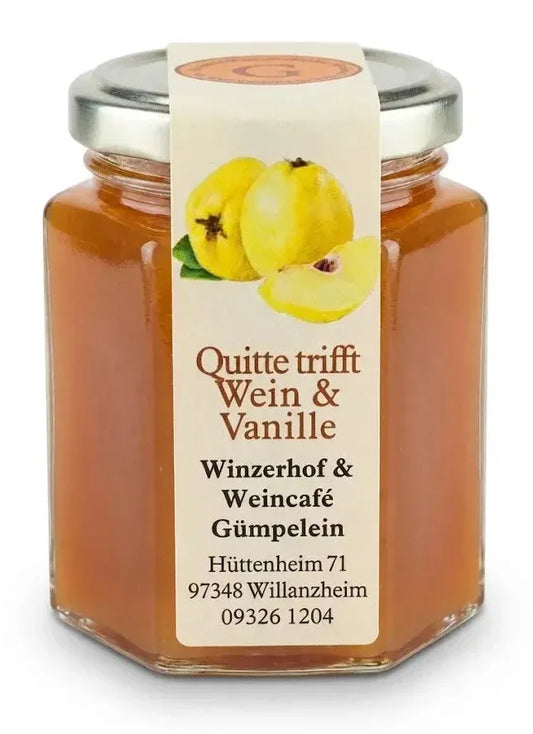 Quittengelee mit Weißwein & Vanille - 190g - Bienenhof-Keil-Shop