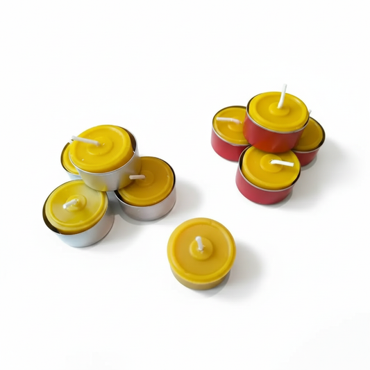Teelichter aus Bienenwachs 
